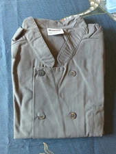 Uncommon Threads Chef Jacket Short Sleeve 5XL, Slate in color