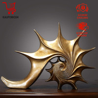 Muschel Skulptur Deko Harz Abstrakte Kunst Statue 40,5X28X5,5 Cm FüR Wohnzimmer
