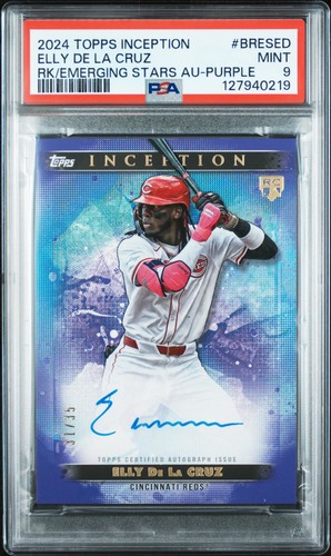 Elly De La Cruz #BRES-ED 2024 Topps Inception Rookie And Emerging Star Autograph card