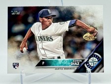 2016 Topps Update Series EDWIN DIAZ Rookie Card RC #US214. rookie card picture