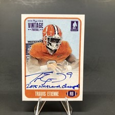 2021 Onyx Vintage Travis Etienne Auto with 2018 National Champs Inscription /15