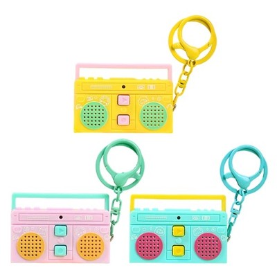 Colorful Mini Recording Keychain Multiple Color Option Students Gift Keyring