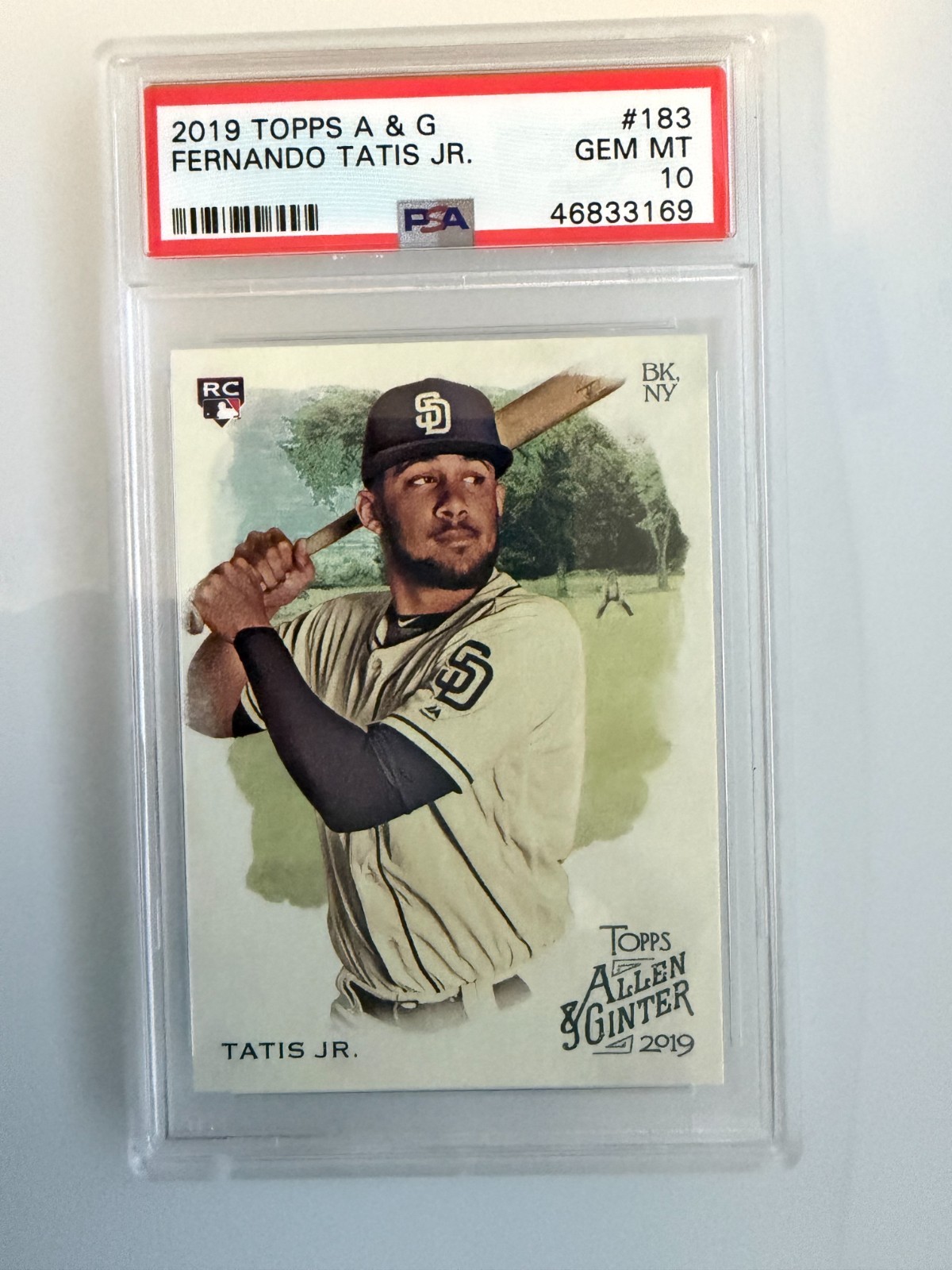 2019 Topps A&G Fernandon Tatis Jr RC PSA10