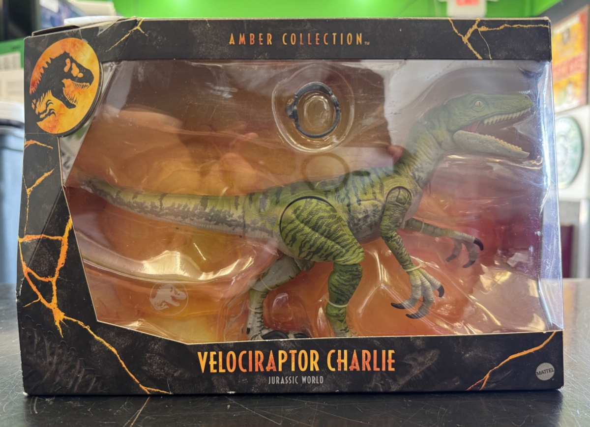 Mattel Amber Collection Jurassic World Velociraptor Charlie 6 
