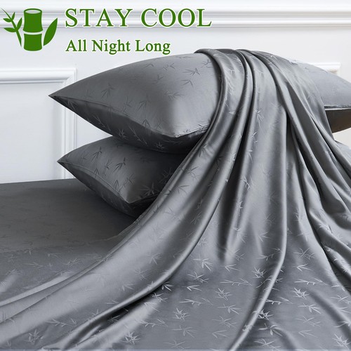 Jacquard Viscose Derived from Bamboo Sheets King Size - 600 Thread Count Luxu... - Picture 6 of 9