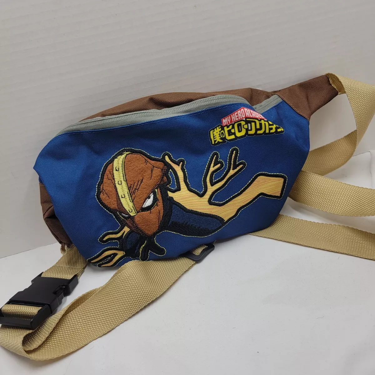 My Hero Academia Kamui Woods Fanny Pack Waist Bag Anime Adjustable Embroidered