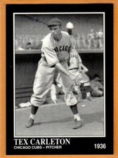 TEX CARLETON-Chicago Cubs/1992 Conlon Collection -Baseball Card