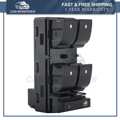 Left Driver Window Switch Power Master For Chevrolet Silverado GMC Sierra 1500