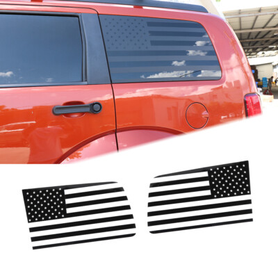 2x Black Rear Window Sticker Decal Trim Decor for Dodge Nitro 2007-2012 ...