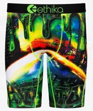 NEW Mens Ethika Boxer Briefs Mid Fit Chi Town drip M Medium 30-32