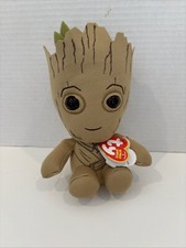Ty Beanie Buddy - GROOT Marvel Super Heroes 12 Inch Soft Plushy  NWT