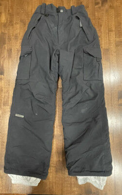 Turbine BLACK E.A.S. Snow Boardwear Ski Pants Lined YOUTH Large Snowboarding