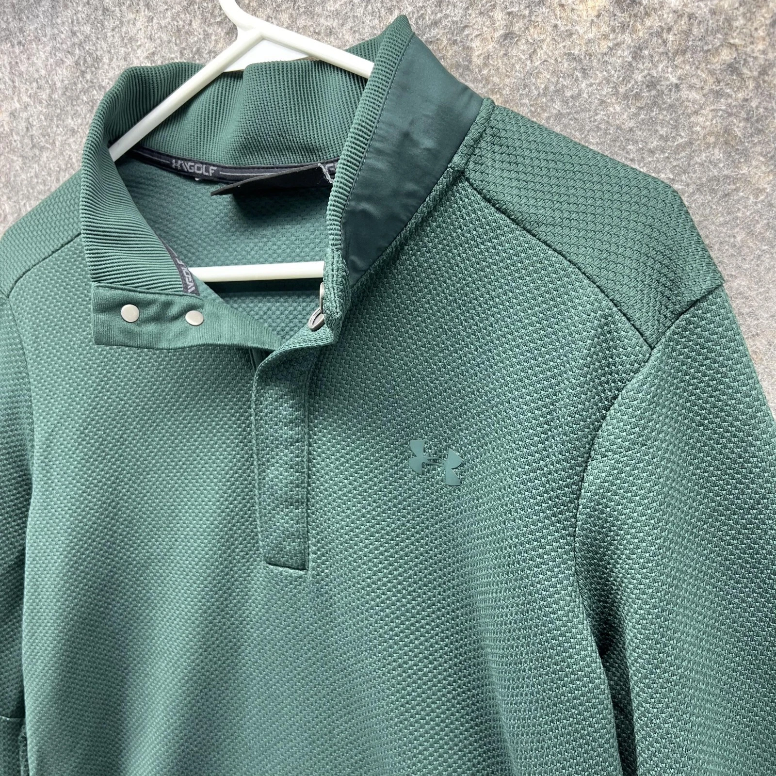 VETEMENTS Felpa Under Armour Uomo Pullover Medio Verde Outdoor UA Scatto