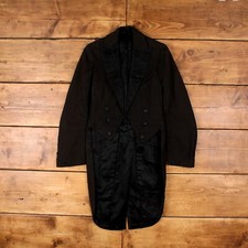 Vintage W.B Mackelvey Formal Coat XS Tailcoat USA Made Black