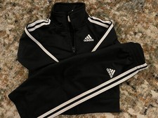 ADIDAS Baby Boy Black Tracksuit Size 12 Months