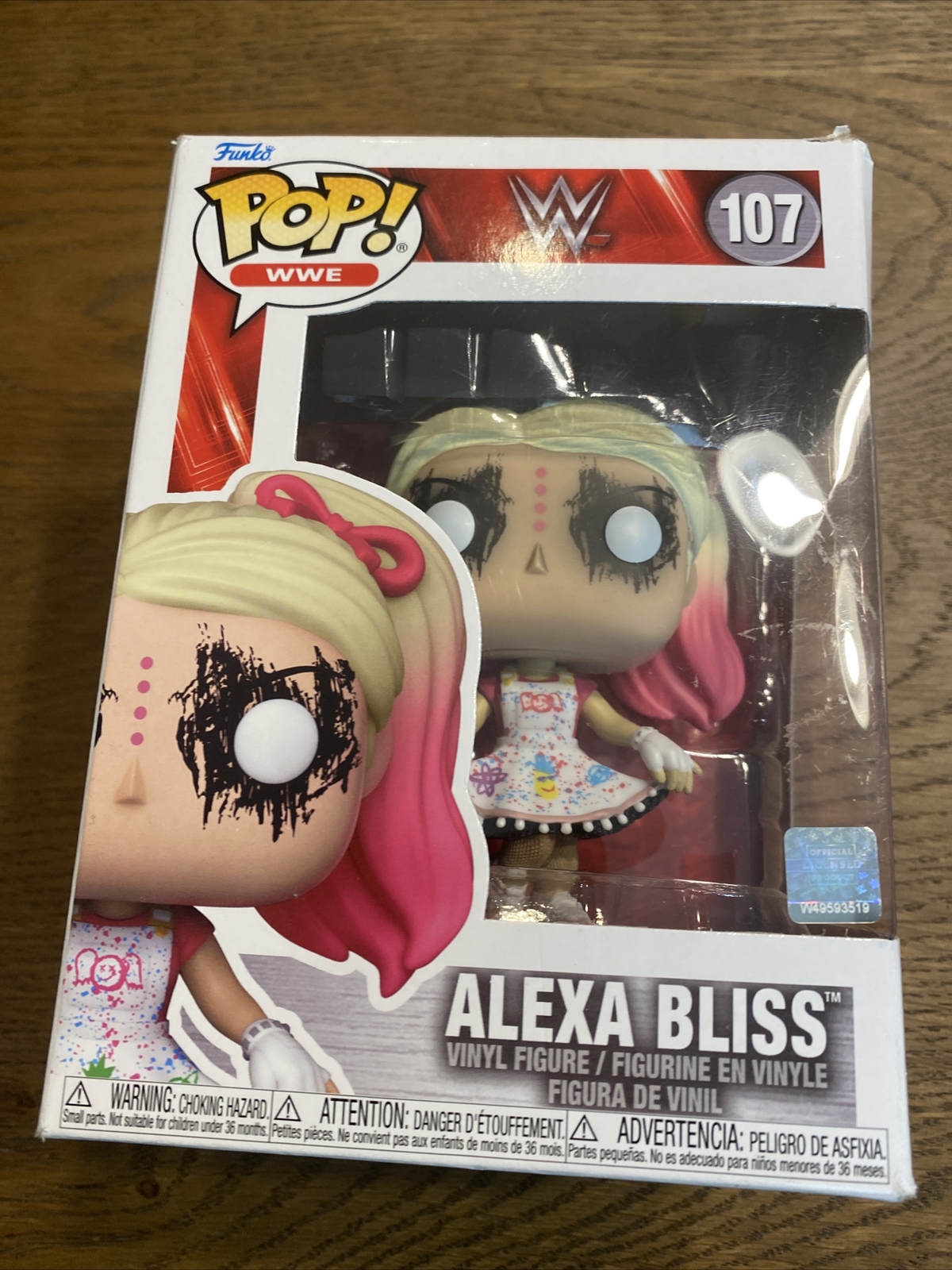 WWE Alexa Bliss Funko Pop! 107 Wrestling Limited Chase Box Issues eBay