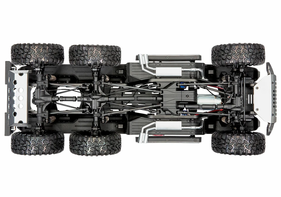 TRAXXAS MERCEDES BENZ TRX-6 6x6 Nero G 63 AMG + Kit Luci 1/10 88096-4 G63 - Immagine 4 di 4