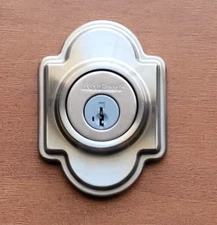 Kwikset Arlington Single Cylinder Replacement Smartkey Deadbolt Satin Nickel