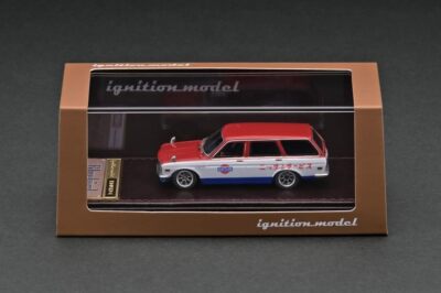ignition model 1/64 Datsun Bluebird (510) Wagon Red/White/Blue