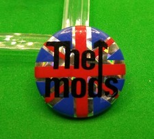 1" Vintage The Mods Rainbow Foil Pin Button Pinback The Who