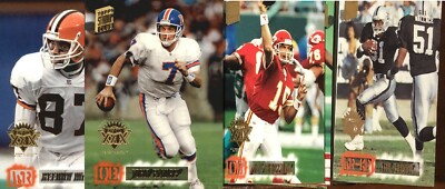 1994 Stadium Club Gold Stamped Super Bowl Football Cards # 1 - 250 - You Pick