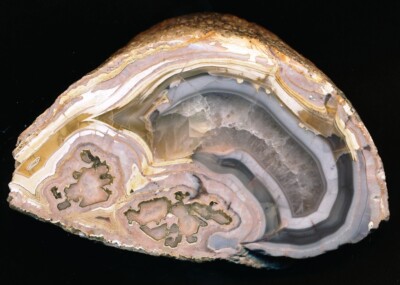 Agate/agates from the Setz quarry near Idar-Oberstein - beautiful banding - TOP!!!!