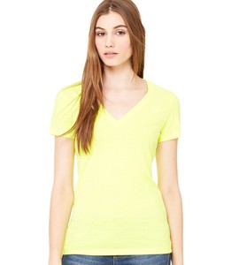 Download Bella + Canvas 6035 Deep V-Neck Tshirt Womens Short Sleeve ...