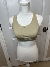 Patagonia Capilene Desert Womens Medium Tan Top Sports Bra Top