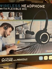 Vivitar Wireless Headphone with Flexible Mic Sealed/New