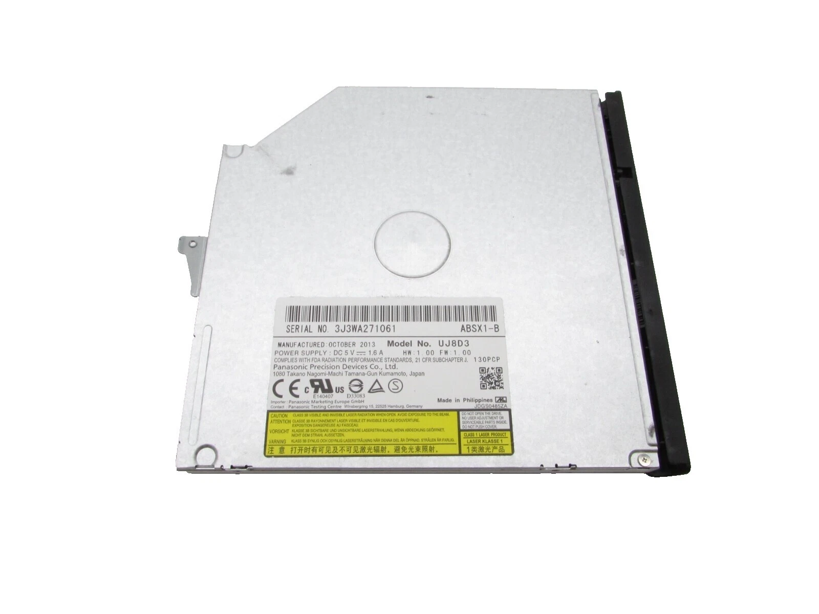 Laptop interna Sony SATA I CD, DVD y Blu-ray