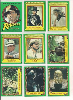 1981 Topps Raiders of the Lost Ark Trading Cards / Choose From List /  bx22