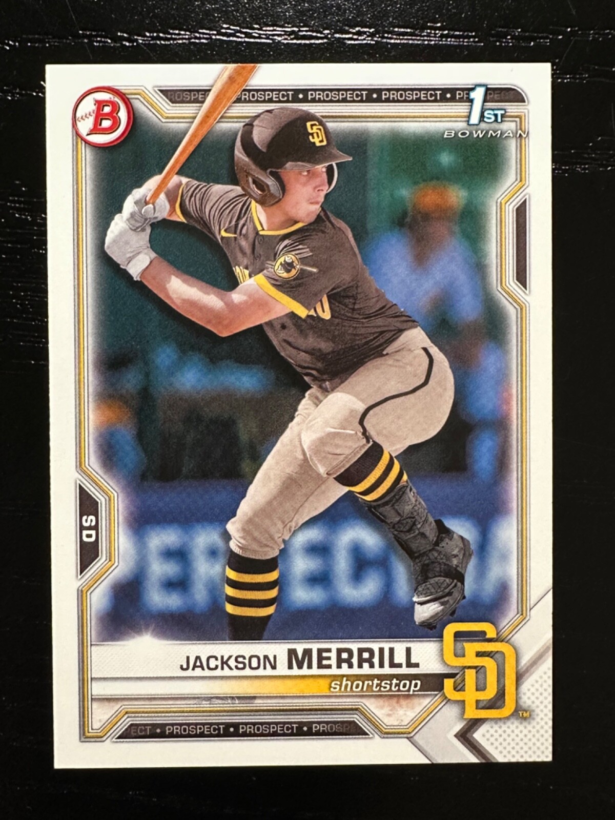 2021 Bowman Draft #BD-119 - Jackson Merrill 1st Bowman - San Diego Padres