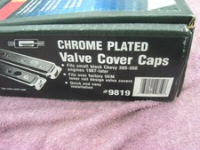 Mr Gasket 9819 Chrome Center Bolt Valve Covers Fits Chevy Small Block 1987-up Mr Gasket 9819 Chrome Center Bolt Valve Covers Fits Chevy Small Block 1987-up
