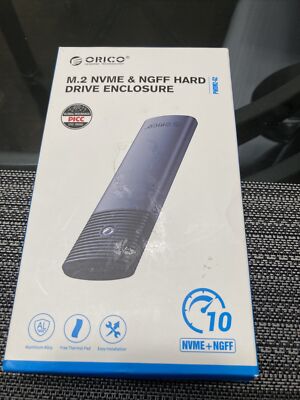 New Sealed ORICO M.2 NGFF Hard Drive Enclosure USB Converter External Adapter