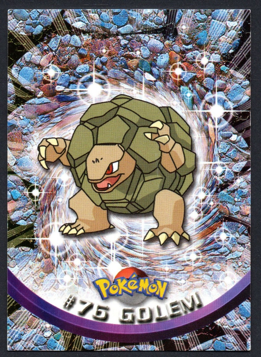 #76 golem pokemon card ex 076/165 - 151 - Double Rare - Evolution 3 Set WPN registered. GOLEM CARD #76 POKEMON TRADING
