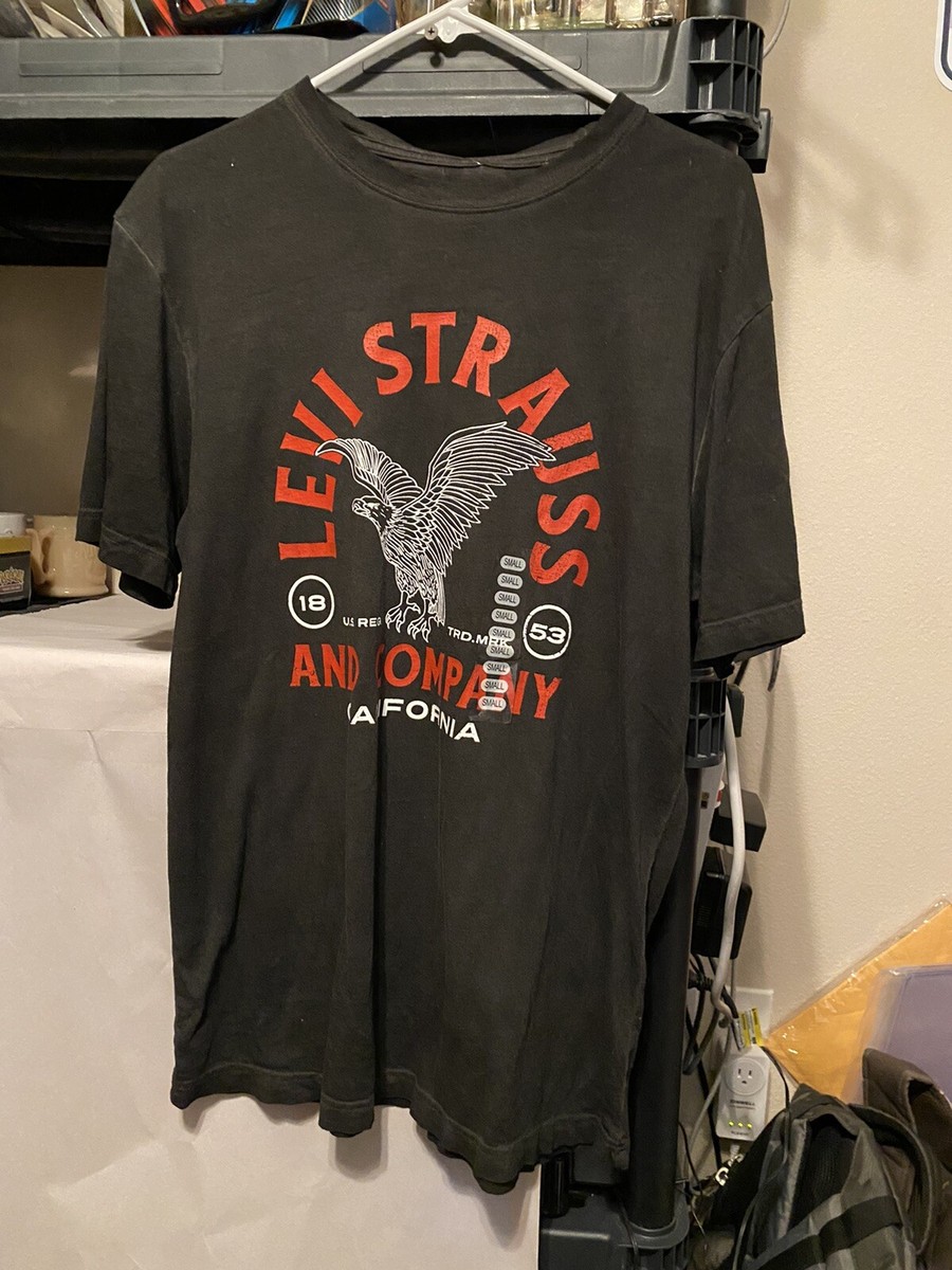 Levis Stratus NWT Size Small Men's T-Shirt Black Short Sleeve | eBay