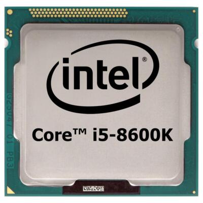 Intel Core i5-8600K (6x 3.60GHz) SR3QU CPU Prozessor Sockel 1151 (#2404)