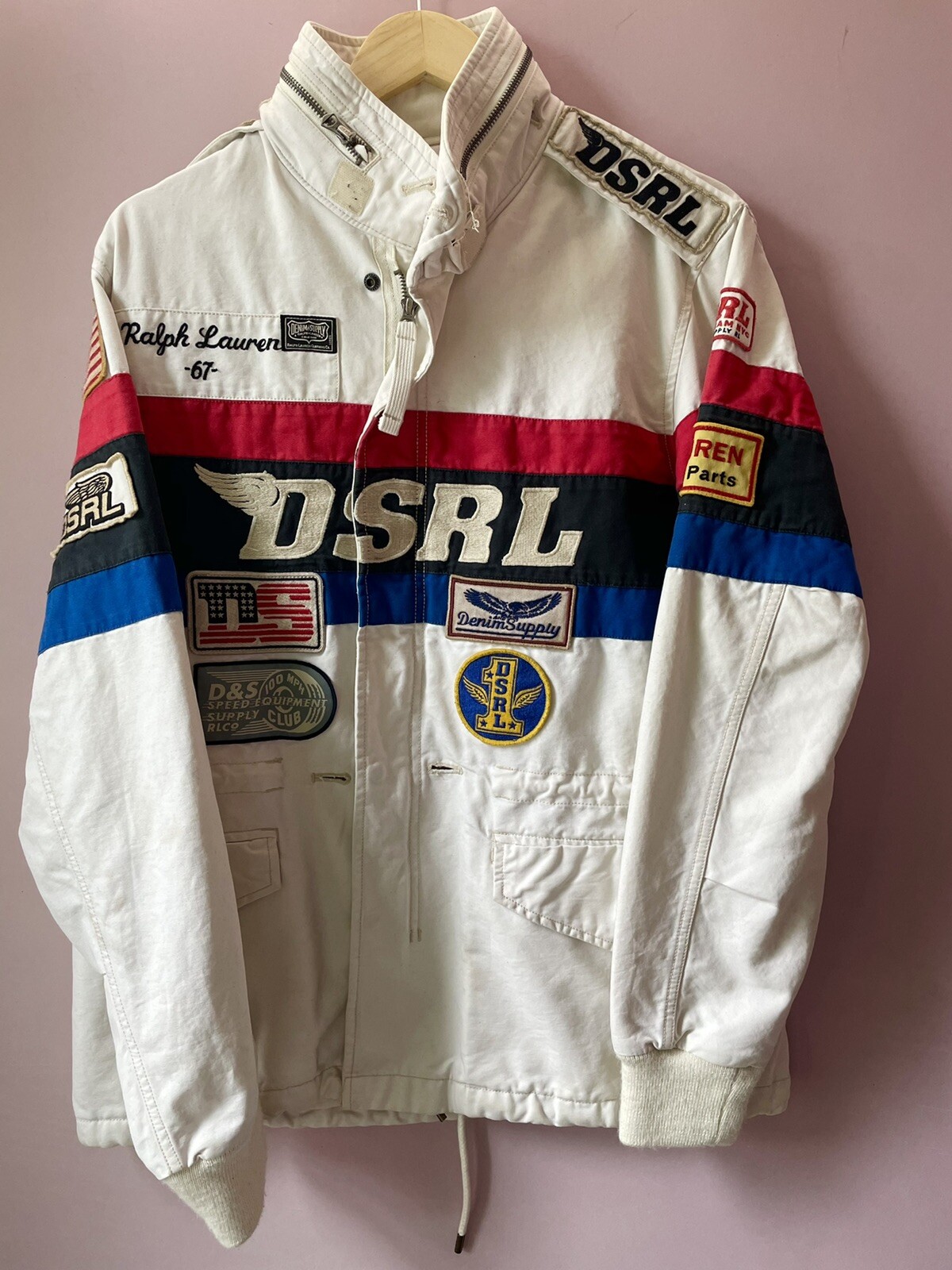 vintage polo ralph lauren Racing jacket 