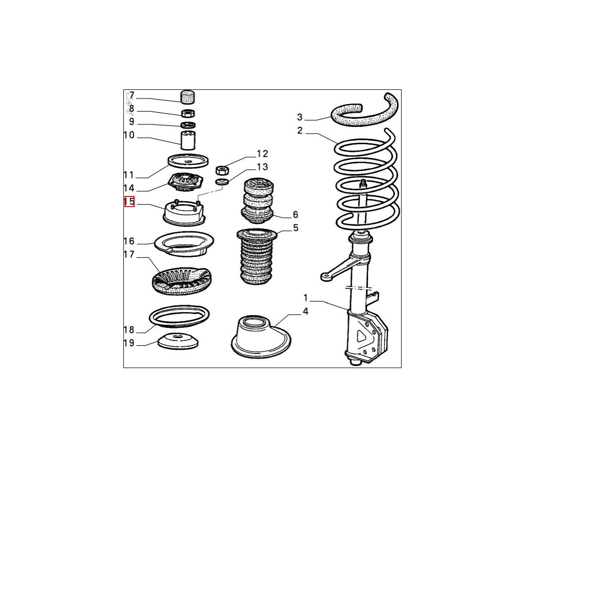 Container Suspension Front Alpha Romeo 33 Original 60501754 | eBay