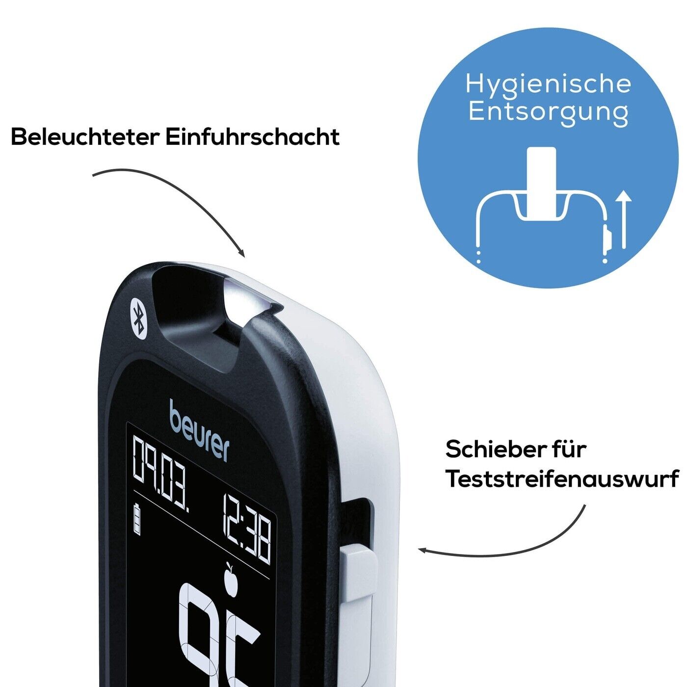 Blutzuckermessgerät Beurer GL 49 plus 50 Teststreifen Blutzucker BZ Messgerät mg