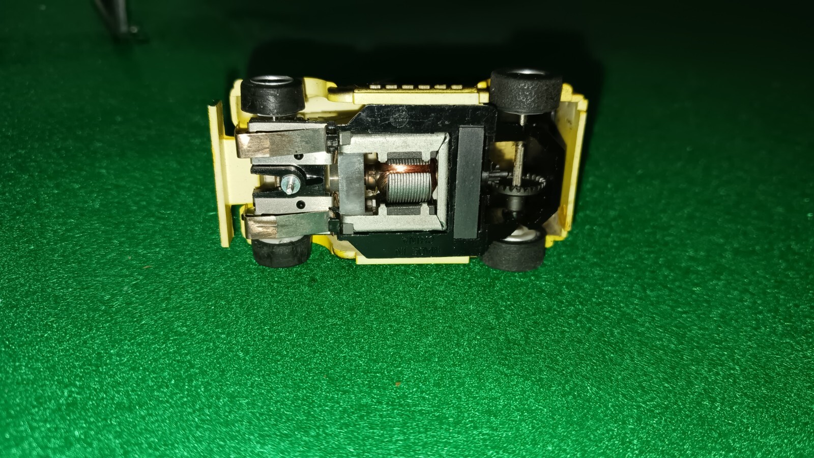 TYCO CJ7 JEEP SLOT CAR YELLOW NICE! eBay