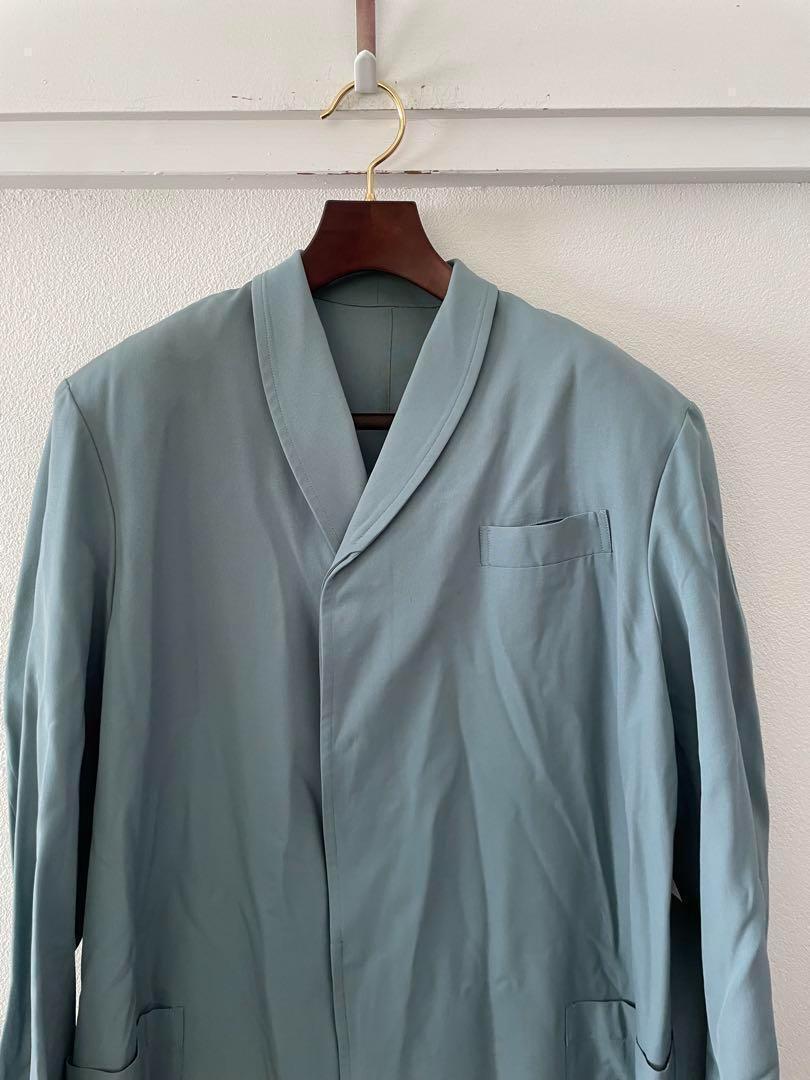 Y's Yohji Yamamoto 90s Gabardine Coat Black Size L Pre-owned