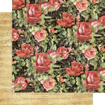 Graphic 45 Love Notes Collection 8'' Cardstock PICK Music Flowers Soul Poetic