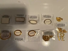 Various small Metal Wall Art Sculpture Decorative Details