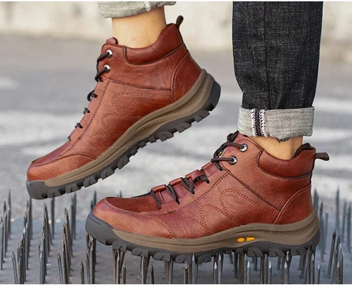 Men Safety Shoes Work Boots Steel Toe Shoes Safety Boots Anti-Smashing Sneakers - Picture 23 of 25