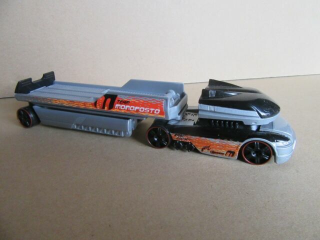 hot wheels car truck trailer
