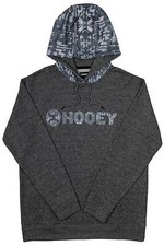 Hooey Mens Lock-Up Hoody Xx-Large Grey/White