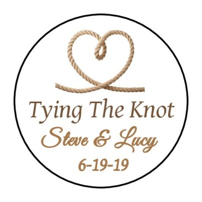 30 save the date wedding invitation stickers, labels, tags, envelope seals 1.5'' 