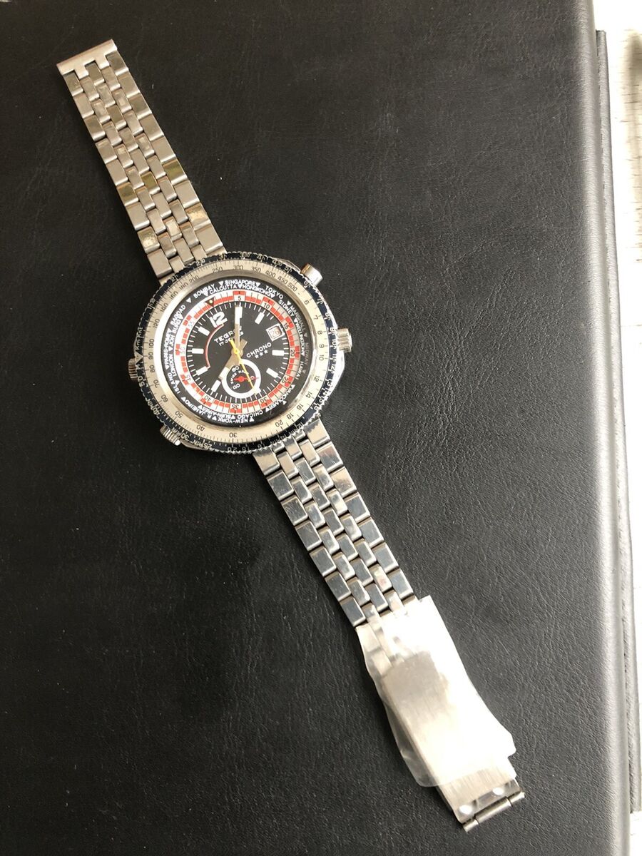 Tegrov World Time Chrono 17 Jewels | eBay Tegrov World Time Chrono 17 Jewels | eBay