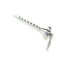 Apollo 1 Penis Plug, Surgical Steel Removable End Thru Hole Urethral Plug
